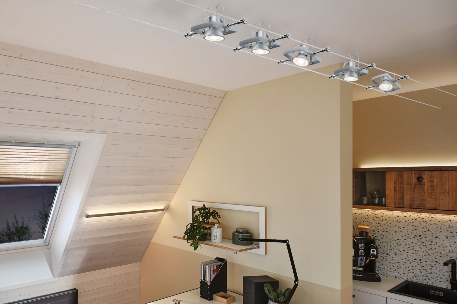 P 28874 LED reflektor GU5,3 12V 6,5W 4000K matný chrom - PAULMANN (obrázek 2)