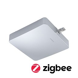Obrázek pro produkt URail středové napájení 227x196mm max. 300W matný chrom - PAULMANN
