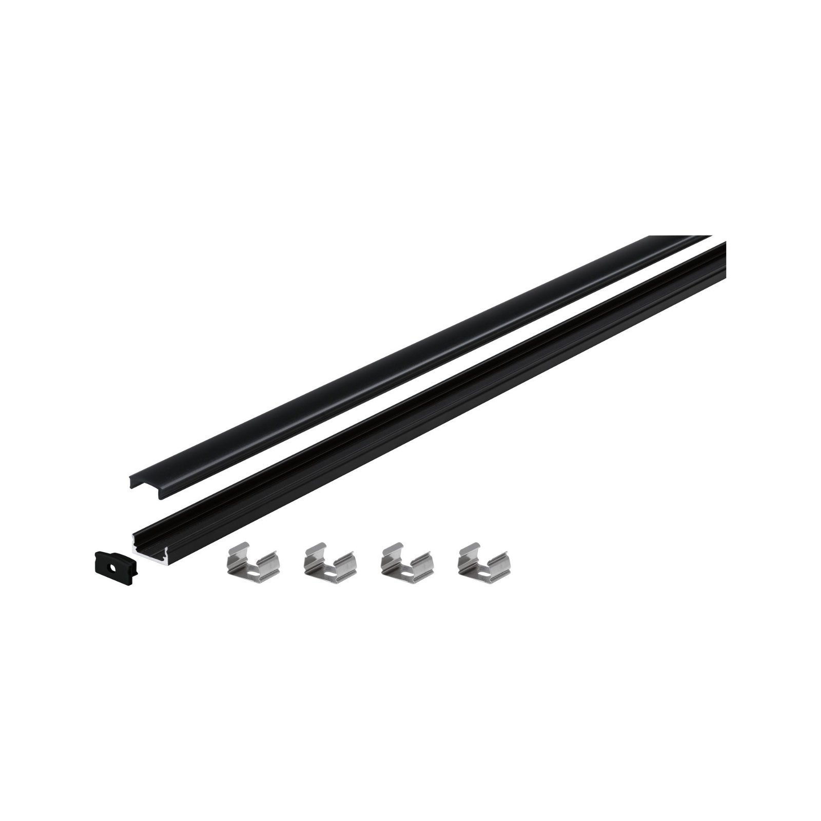 P 70521 LED Strip Profil Base černý difuzor 2m černá - PAULMANN (obrázek 3)