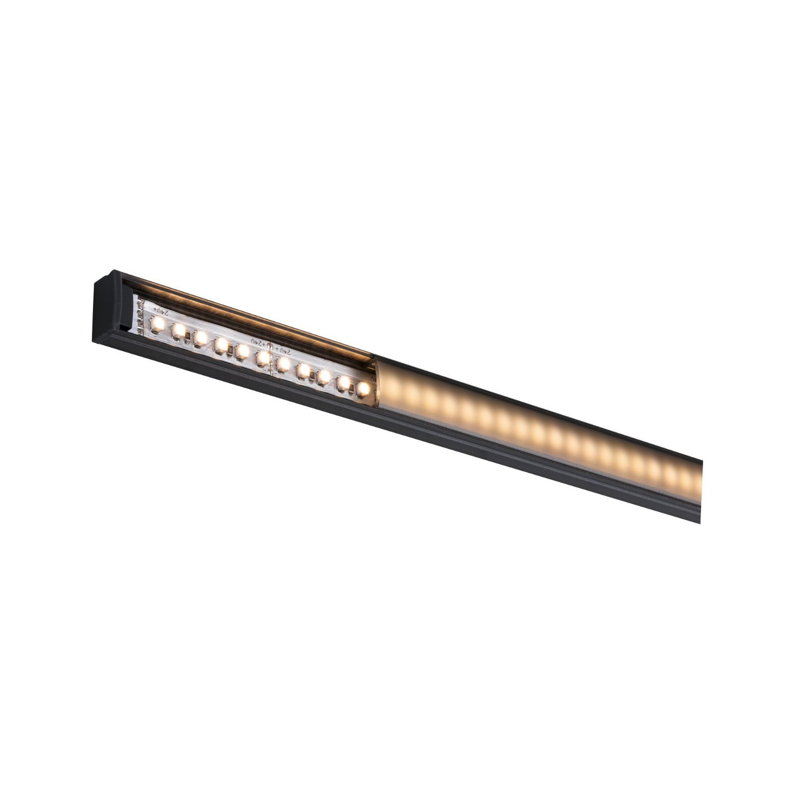 P 70522 LED Strip Profil Base černý difuzor 1m černá - PAULMANN (obrázek 7)