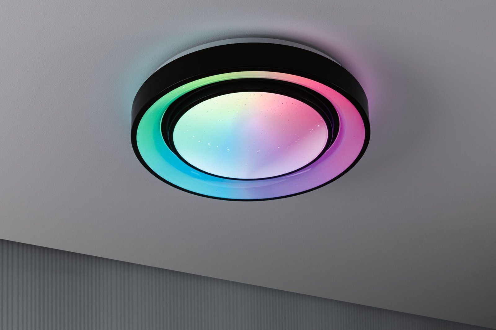 P 70544 LED stropní svítidlo Rainbow efekt duhy RGBW 230V 22W černá/bílá - PAULMANN (obrázek 5)