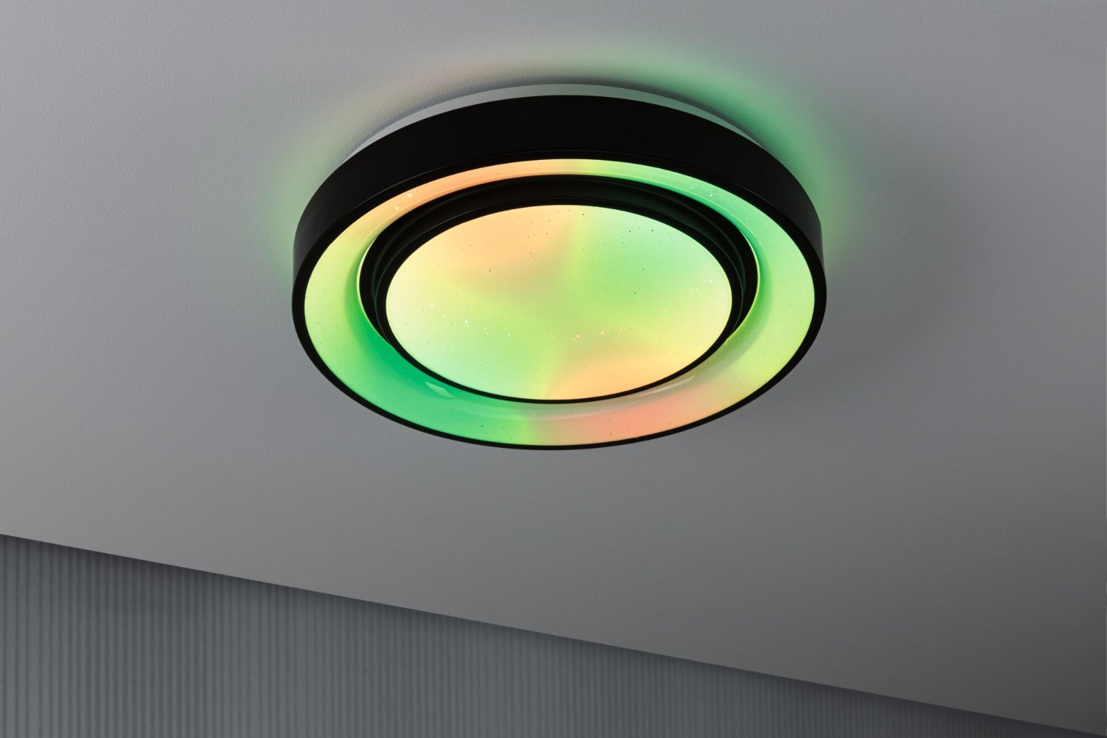 P 70544 LED stropní svítidlo Rainbow efekt duhy RGBW 230V 22W černá/bílá - PAULMANN (obrázek 6)