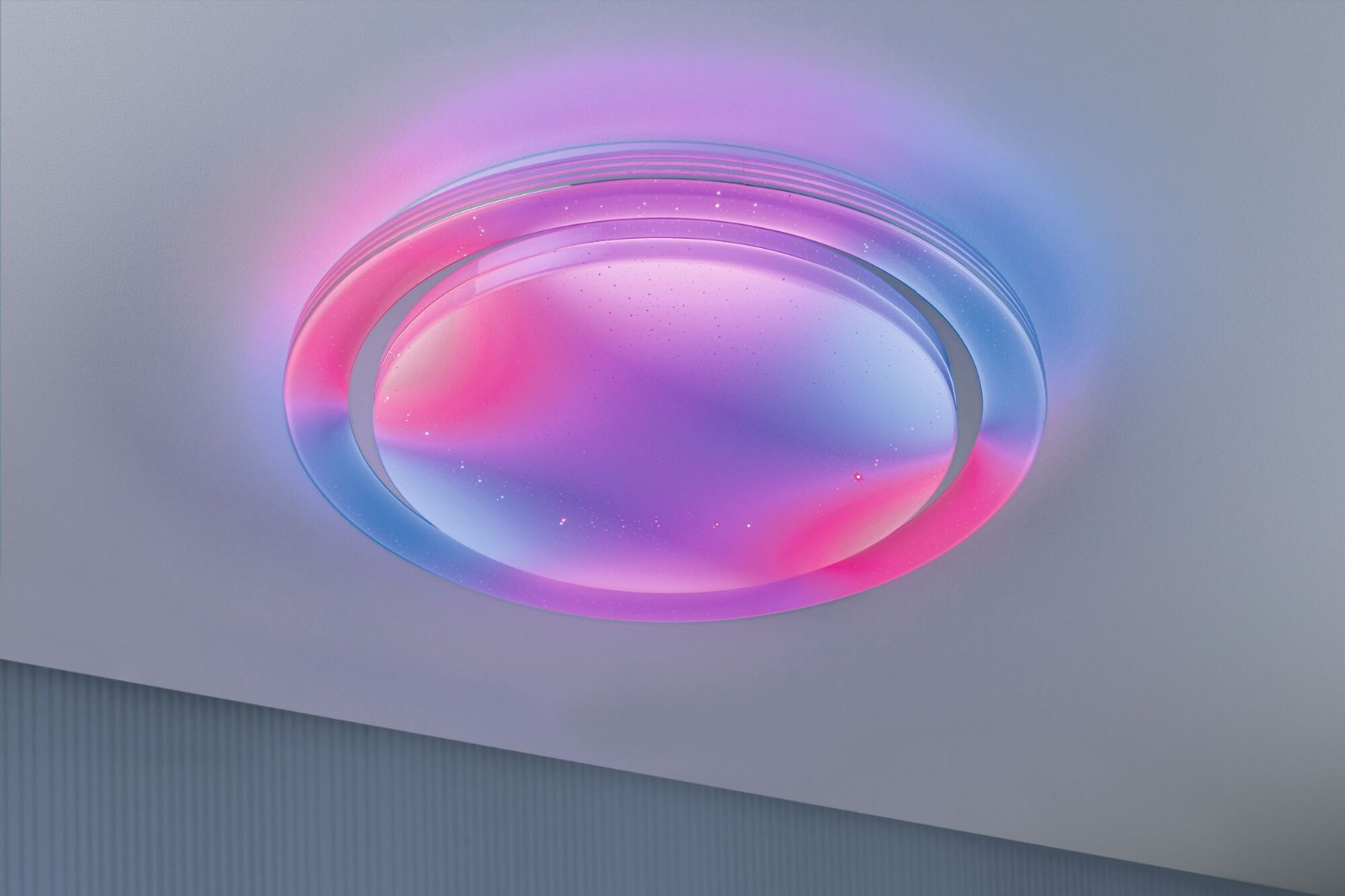 P 70547 LED stropní svítidlo Rainbow efekt duhy RGBW 230V 38,5W chrom/bílá - PAULMANN (obrázek 9)