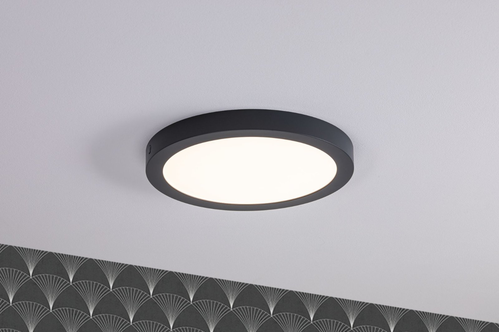P 70988 LED Panel Abia kruhové 300mm 2700K tmavěšedá - PAULMANN (obrázek 2)