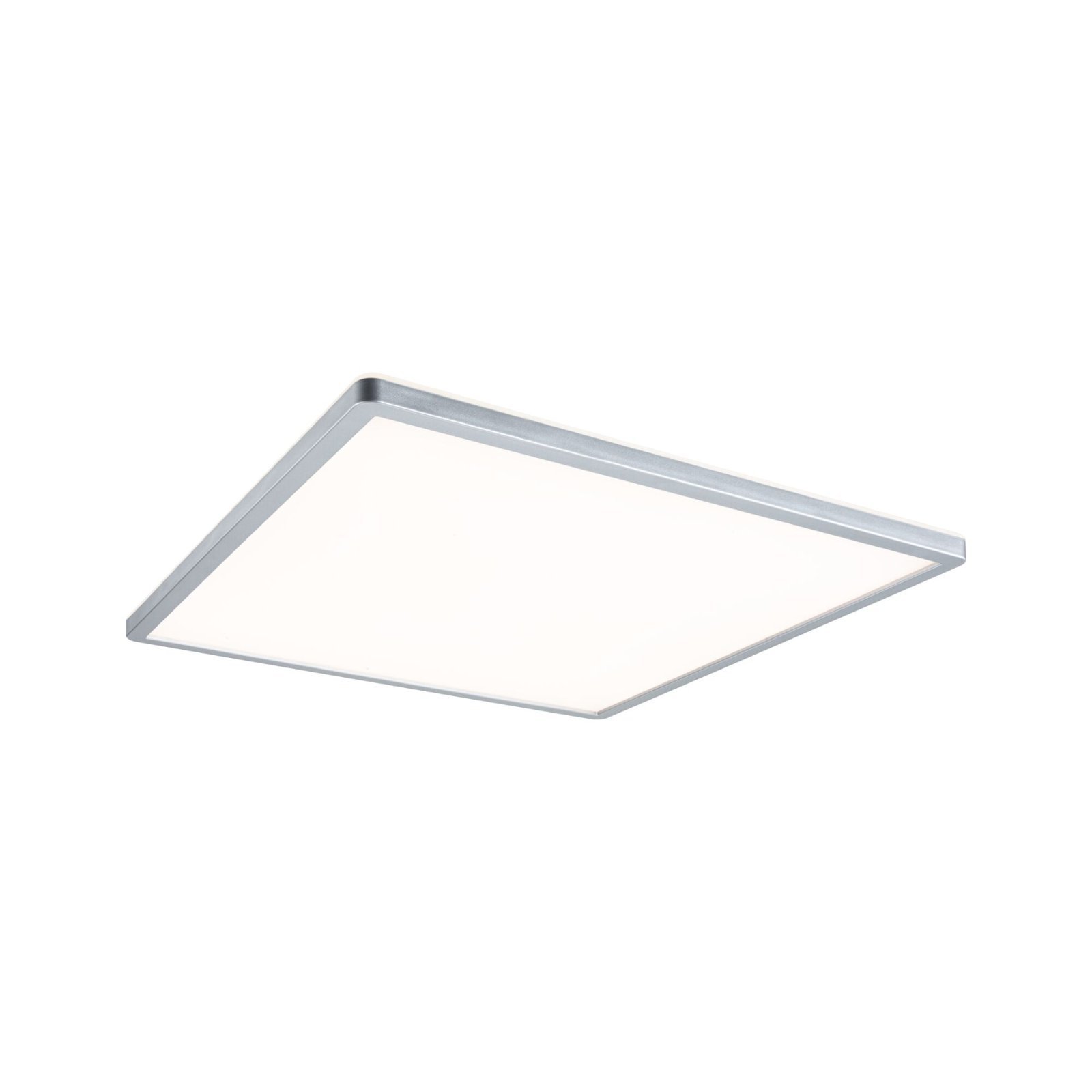 P 70995 LED Panel 3-krokové-stmívatelné Atria Shine hranaté 420x420mm 3000K matný chrom - PAULMANN