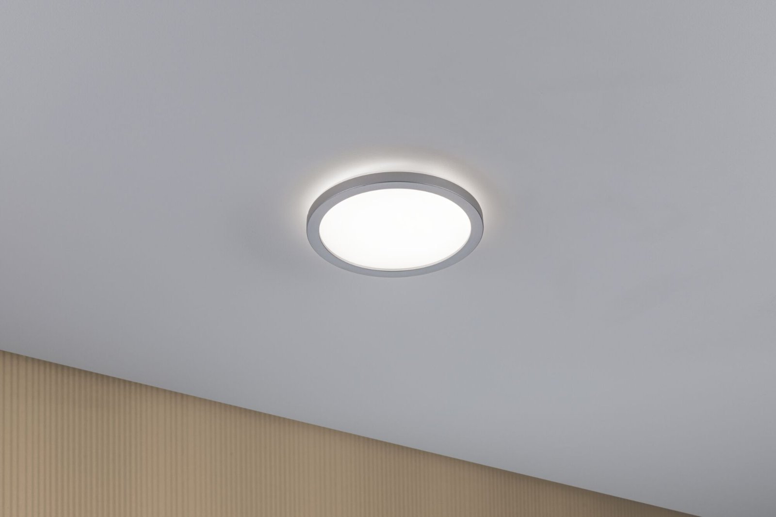 P 71004 LED Panel Atria Shine kruhové 190mm 4000K matný chrom - PAULMANN (obrázek 2)