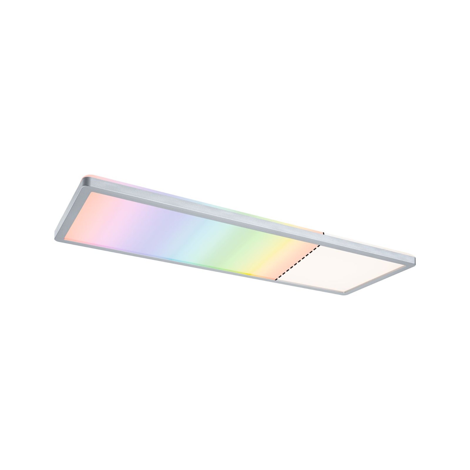 P 71020 LED Panel Atria Shine hranaté 580x200mm RGBW matný chrom - PAULMANN