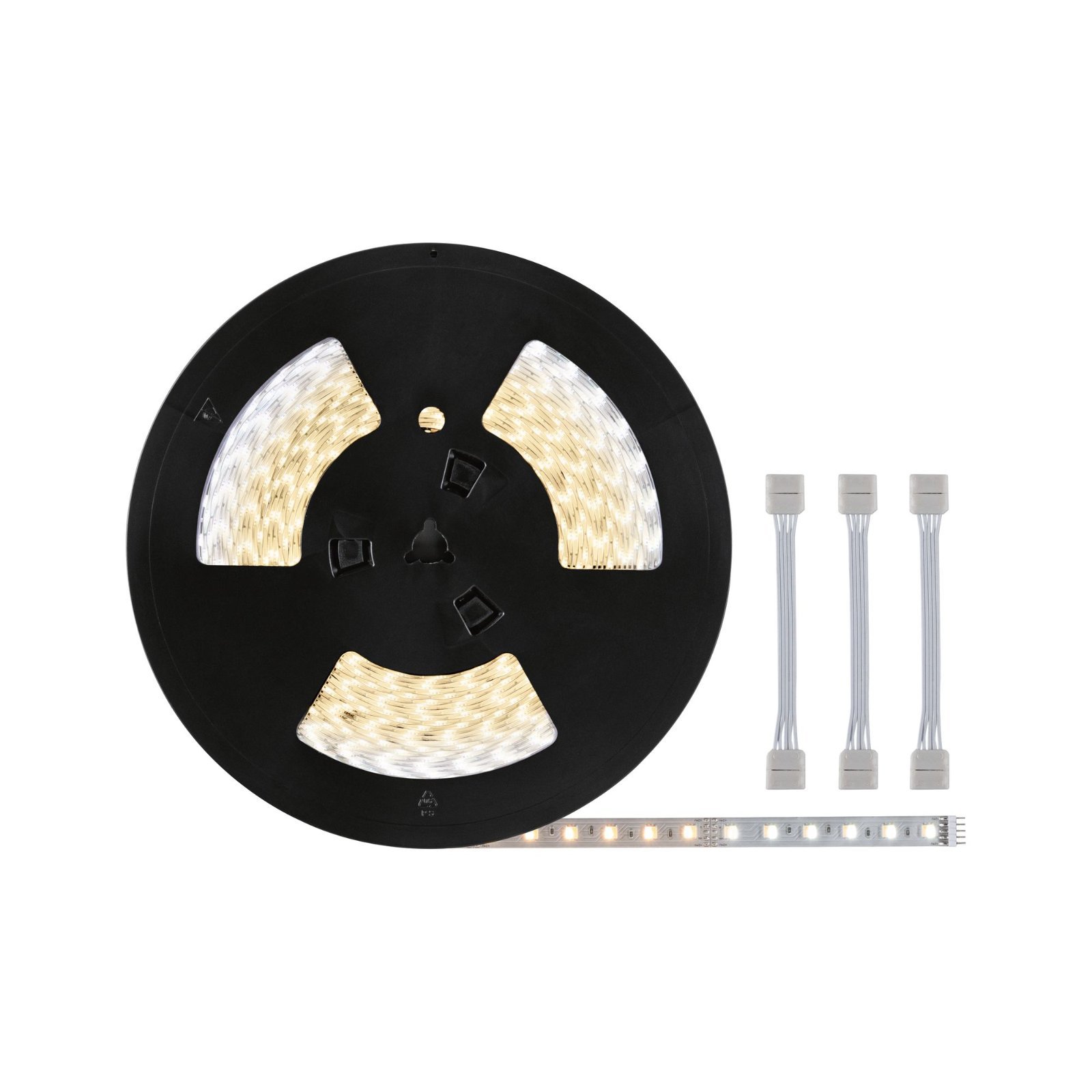 P 71041 MaxLED 500 LED Strip Smart Home Bluetooth měnitelná bílá vč. propojek 20m 72W 550lm/m 60LEDs/m měnitelná bílá - PAULMANN (obrázek 2)