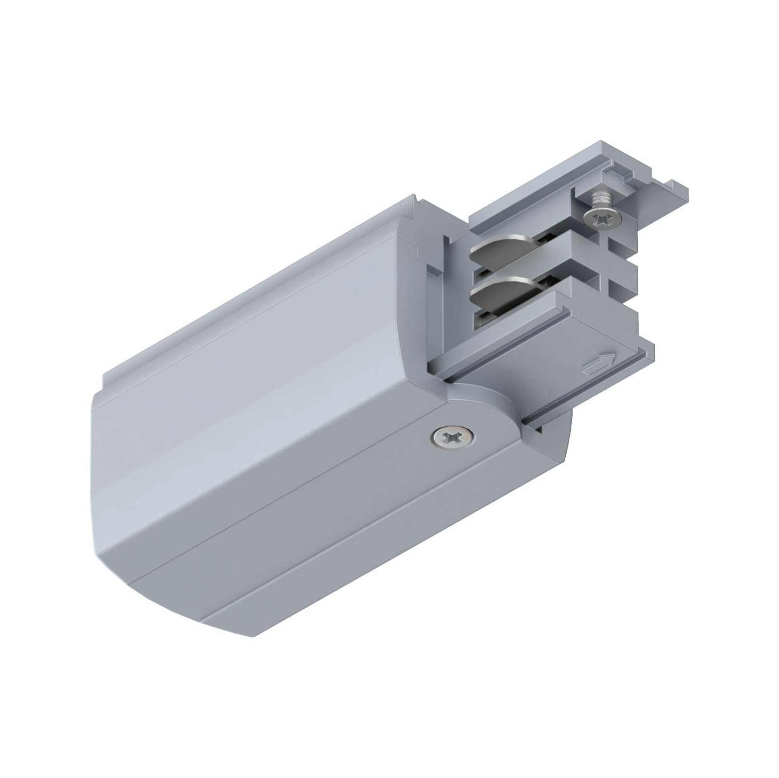 P 91358 ProRail3 koncové napájení pravá 99,5x35mm max. 3.680W stříbrná - PAULMANN