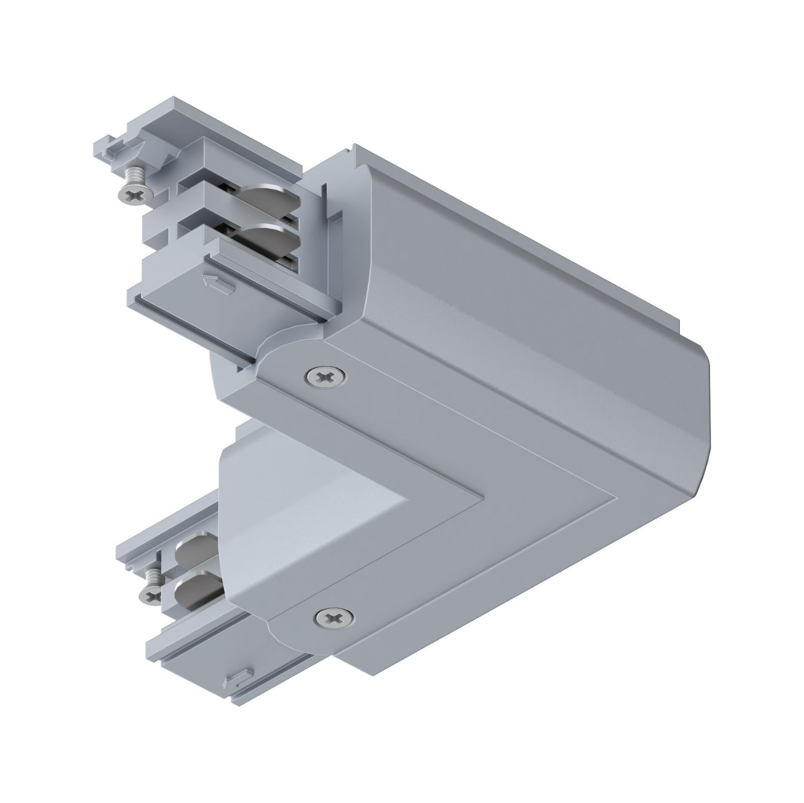 P 91371 ProRail3 spojka L vnitřní 101x101mm max. 3.680W stříbrná - PAULMANN