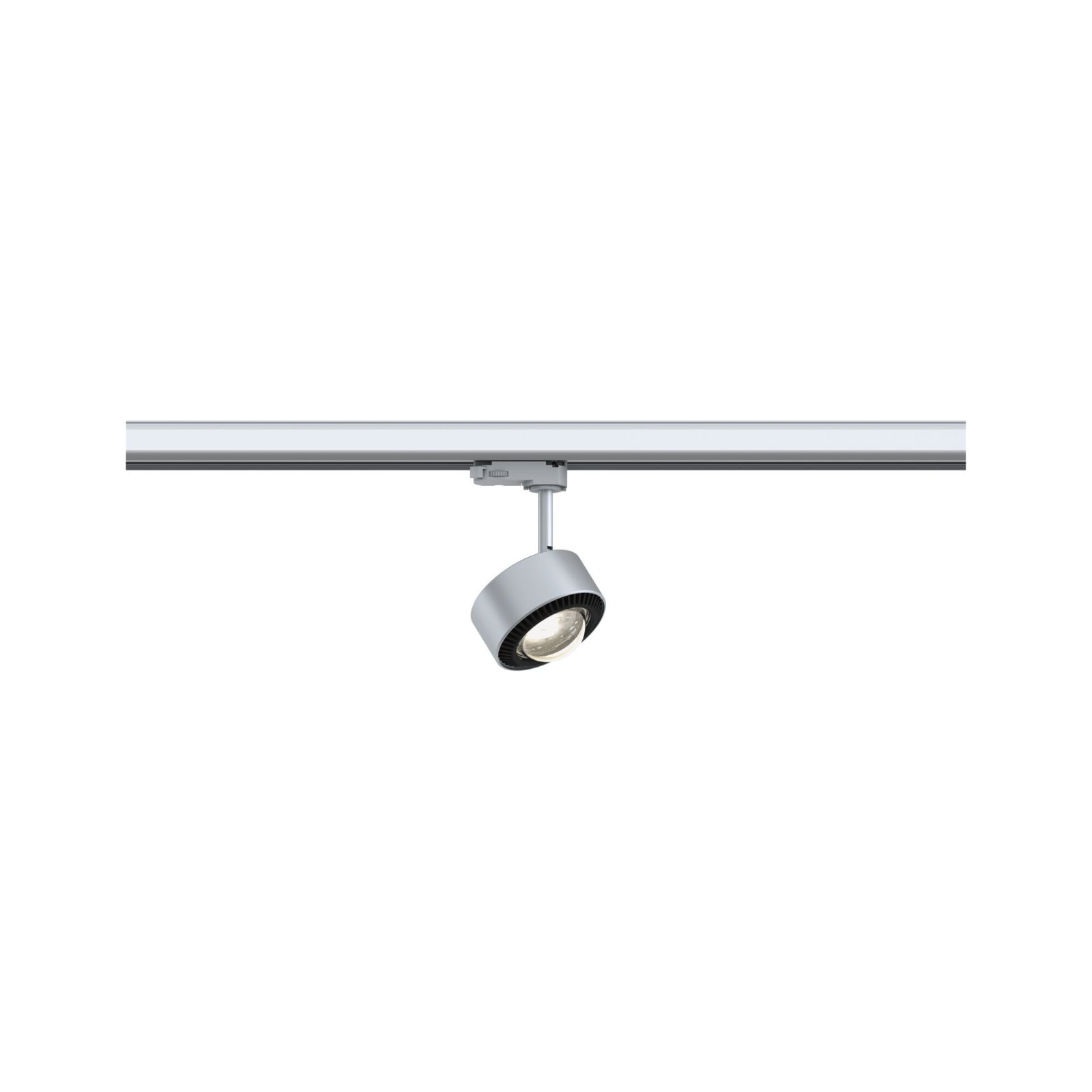 P 91388 ProRail3 LED lištový spot Aldan 8,5W 3000K 230V stříbrná/černá - PAULMANN