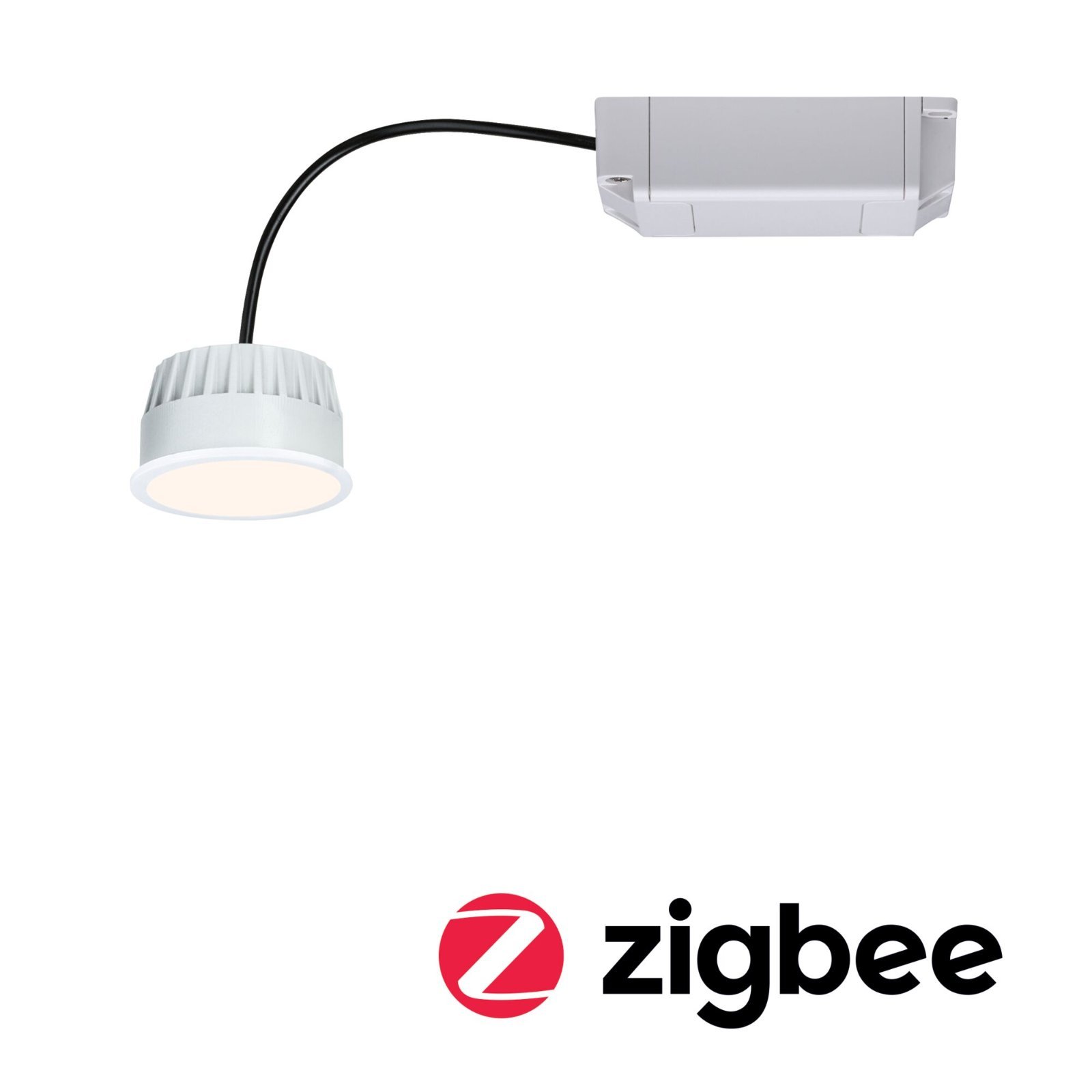 P 93073 LED Modul vestavné svítidlo Smart Home Zigbee teplá bílá Coin kruhové 50mm Coin 6W 230V 2700K satén - PAULMANN