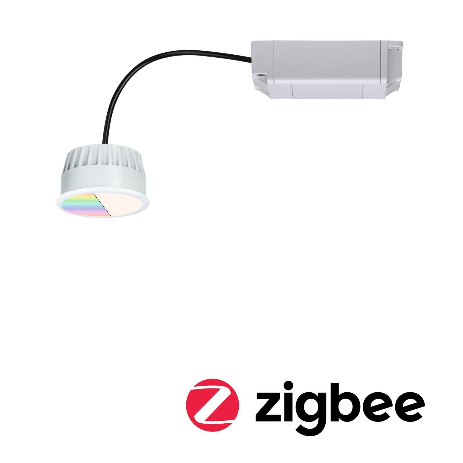 P 93075 LED Modul vestavné svítidlo Smart Home Zigbee RGBW Coin kruhové 50mm Coin 5,2W 230V RGBW satén - PAULMANN