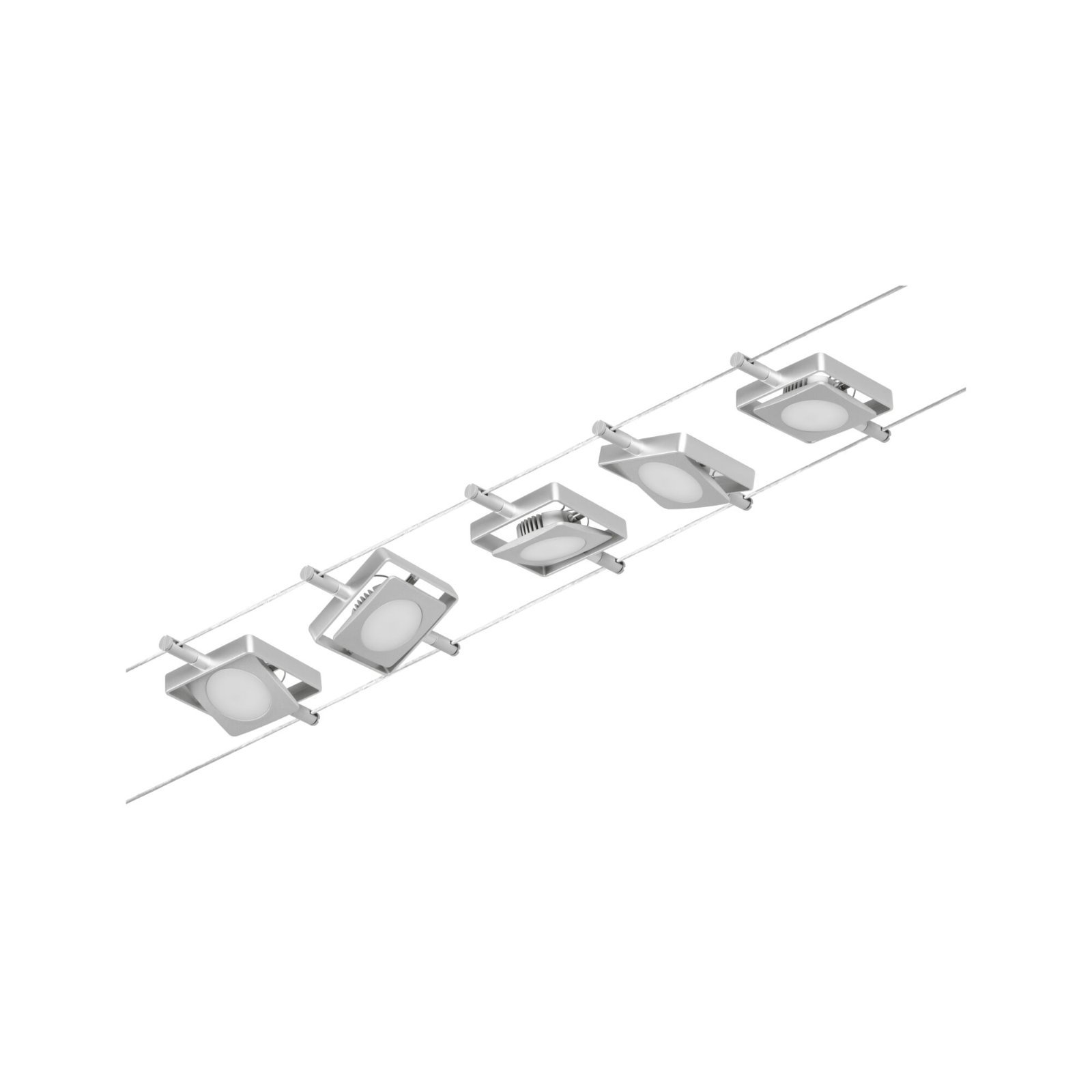 P 94420 LED lankový systém MacLED základní sada 5x4,5W 3000K 230/12V matný chrom/chrom - PAULMANN (obrázek 6)