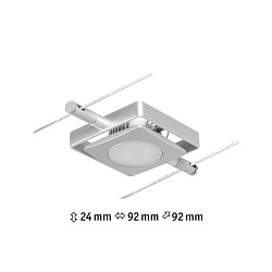 Obrázek pro produkt LED lankový systém MacLED spot 4,5W 3000K 12V matný chrom/chrom - PAULMANN