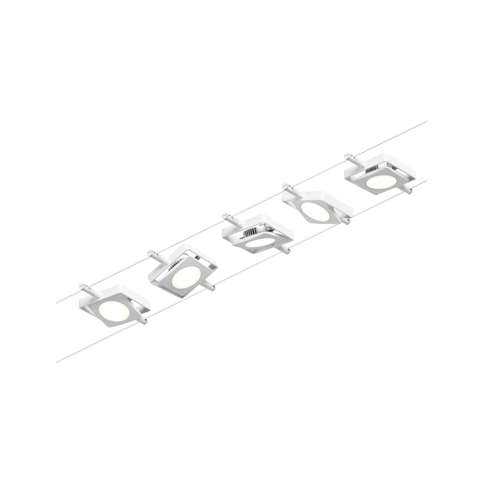 P 94422 LED lankový systém MacLED základní sada 5x4,5W 3000K 230/12V bílá/chrom - PAULMANN (obrázek 2)