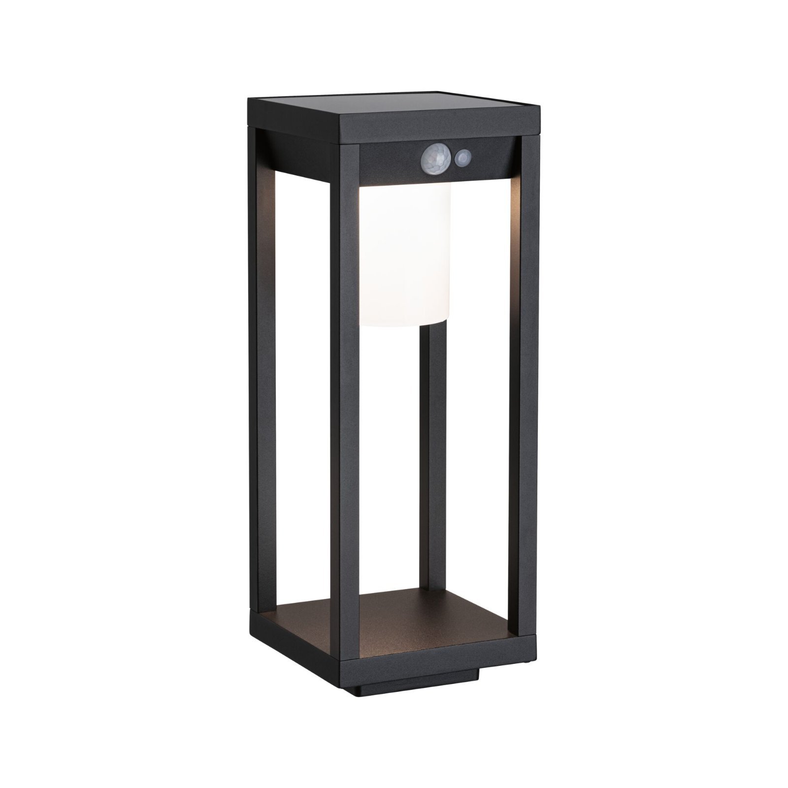 P 94573 Solární LED světelný objekt solární Marisol pohybové čidlo IP44 3000K černá - PAULMANN