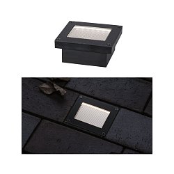 Obrázek pro produkt Solární LED zemní svítidlo Domenic IP67 3000K černá - PAULMANN