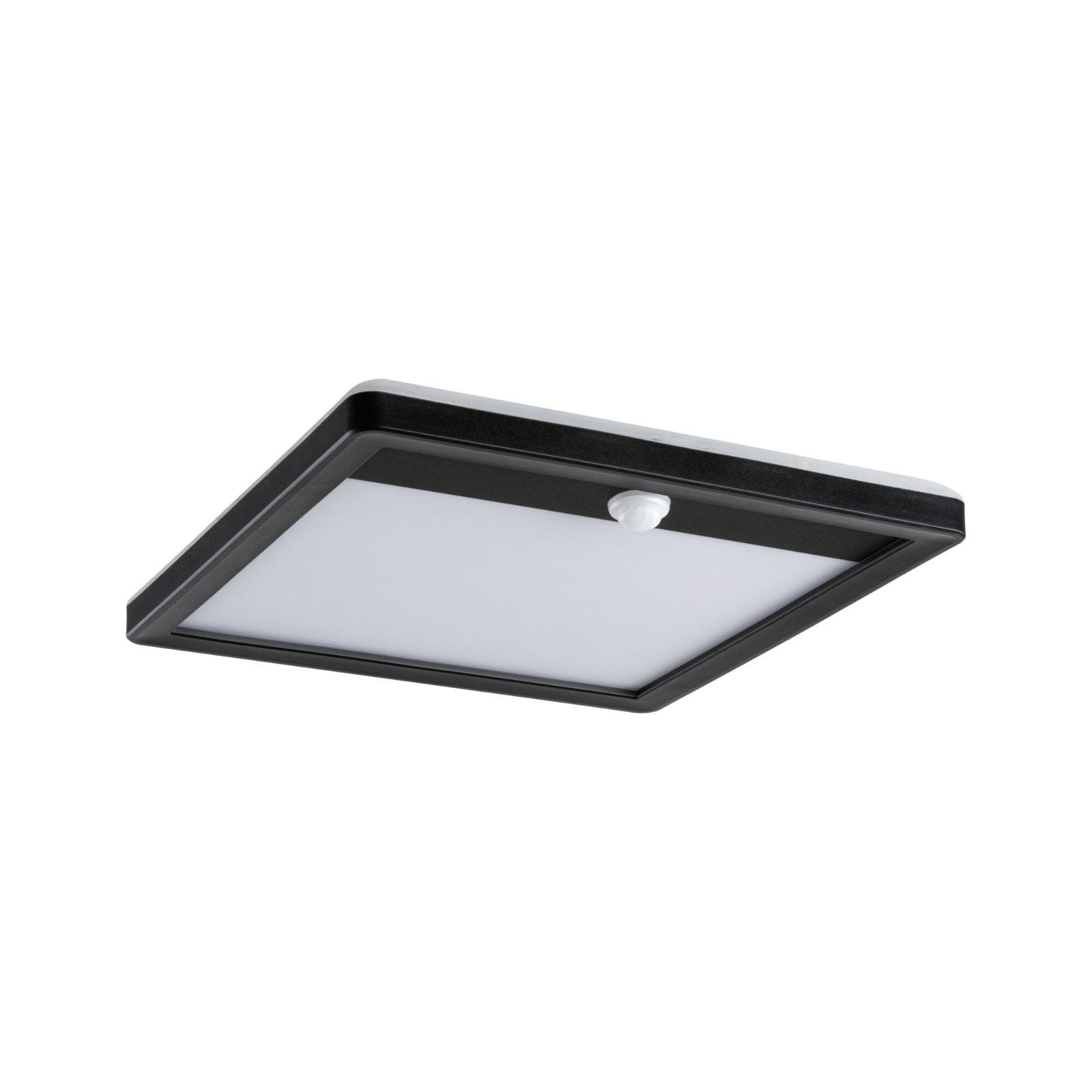 P 94665 LED venkovní panel Lamina vč. pohybové čidlo IP44 hranaté 250x250mm 3000K 14,5W 230V černá umělá hmota - PAULMANN (obrázek 7)