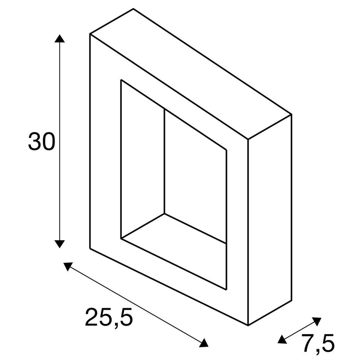 LA 1005443 BOOKAT nástěnné přisazené svítidlo antracit 15 W 3000/4000 K - BIG WHITE (SLV) (obrázek 11)