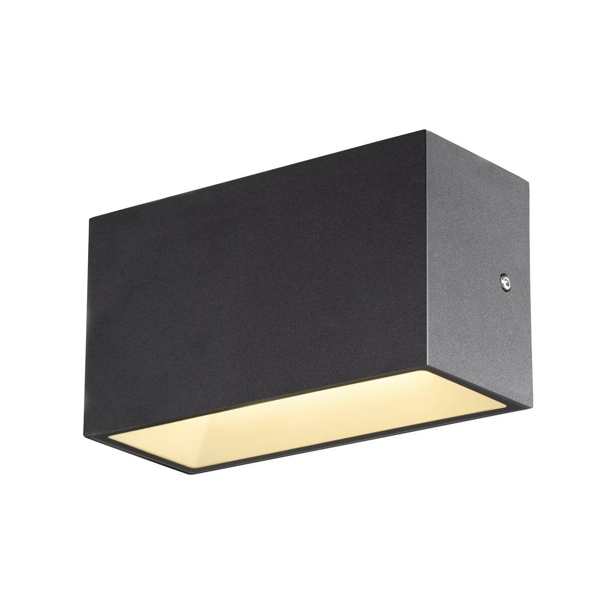 LA 1005151 SITRA M WL UP/DOWN venkovní LED nástěnné přisazené svítidlo antracit CCT switch 3000/4000 K - BIG WHITE (SLV)