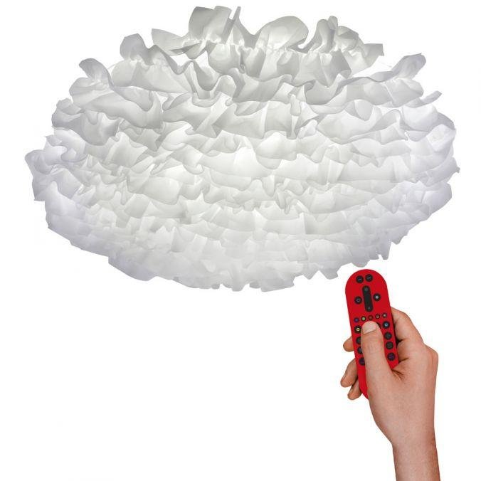 LD 14281-16 LOLAsmart - NAOMI LED stropní svítidlo, látkové stínidlo, bílé, pr.75cm RGB+2700-5000K - LEUCHTEN DIREKT / JUST LIGHT
