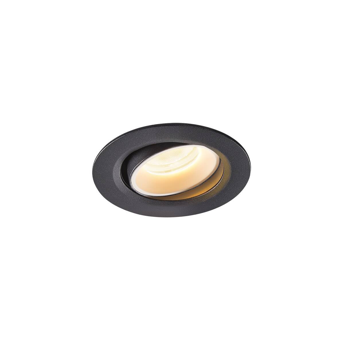 LA 1005557 NUMINOS® MOVE XS zápustné stropní svítidlo černé/bílé 2700 K 40° - BIG WHITE (SLV)