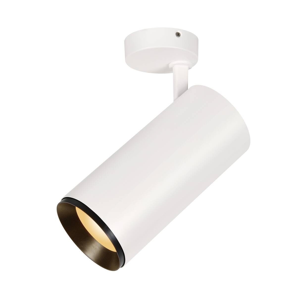 LA 1006088 NUMINOS® SPOT XL PHASE přisazené stropní svítidlo bílé/černé 36 W 2700 K 60° - BIG WHITE (SLV)