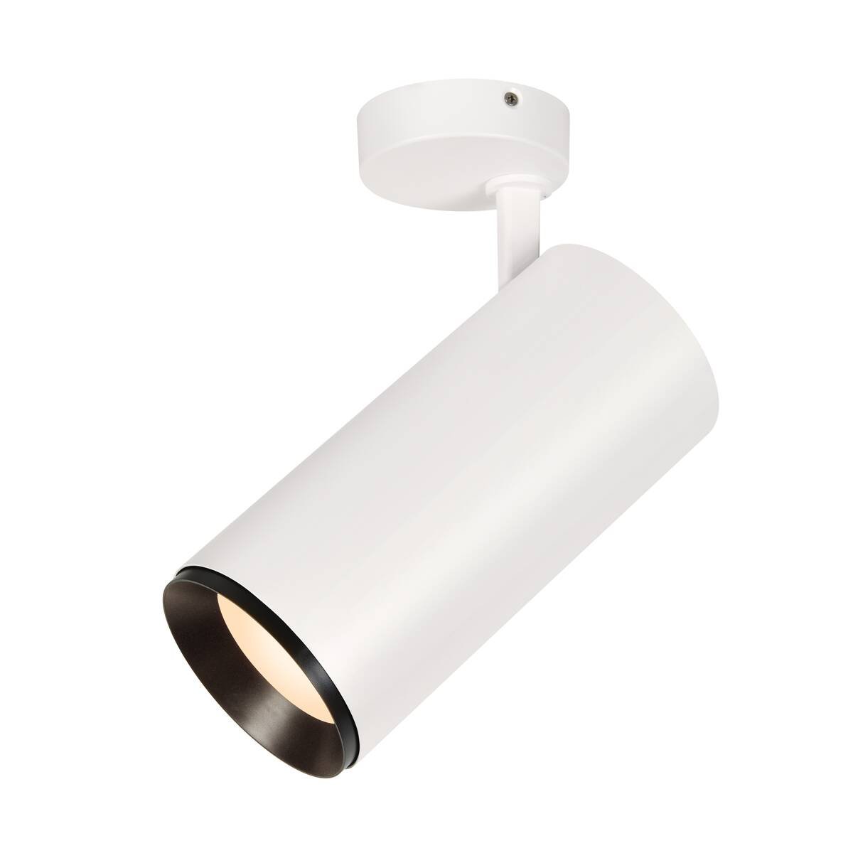 LA 1006093 NUMINOS® SPOT XL PHASE přisazené stropní svítidlo bílé/černé 36 W 3000 K 36° - BIG WHITE (SLV)
