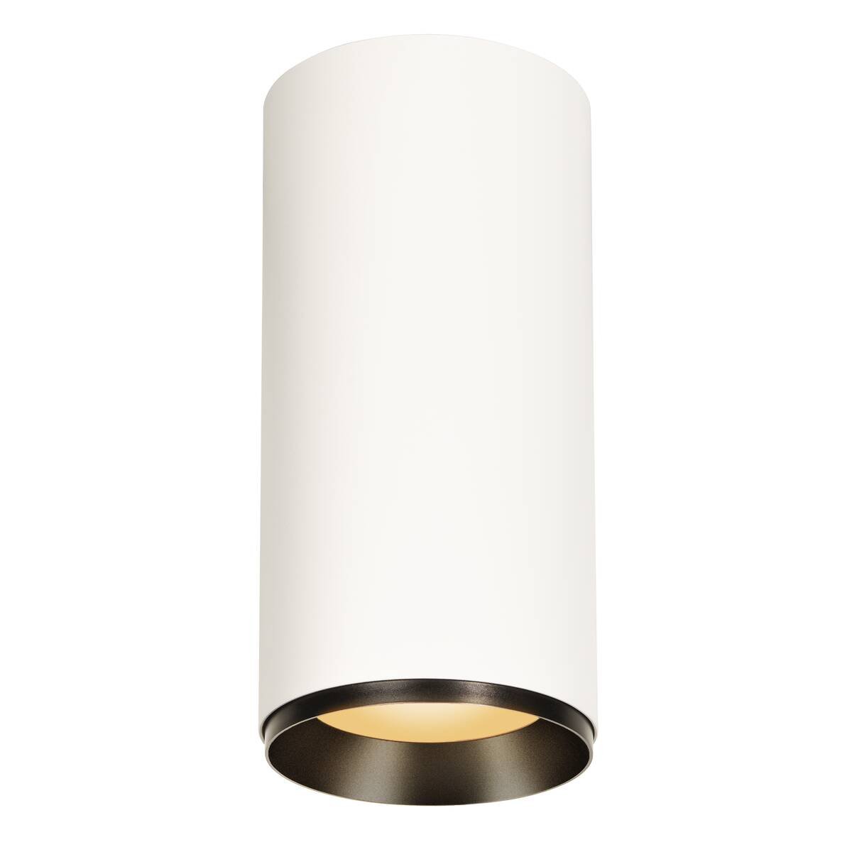 Levně LA 1005690 NUMINOS® XL PHASE přisazené stropní svítidlo bílé/černé 36 W 2700 K 24° - BIG WHITE (SLV)