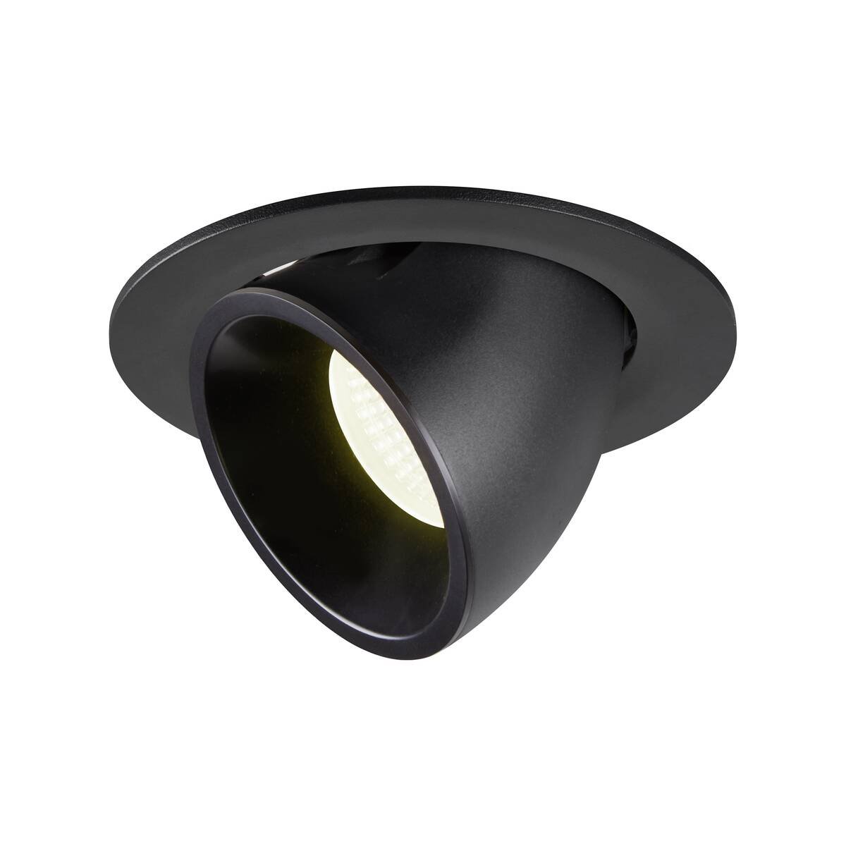 LA 1006017 NUMINOS® GIMBLE L zápustné stropní svítidlo černé 4000 K 55° - BIG WHITE (SLV)