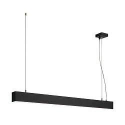 Obrázek pro produkt GLENOS profilové závěsné svítidlo, LED, 4000K, černá, 1 m, 43W - BIG WHITE (SLV)