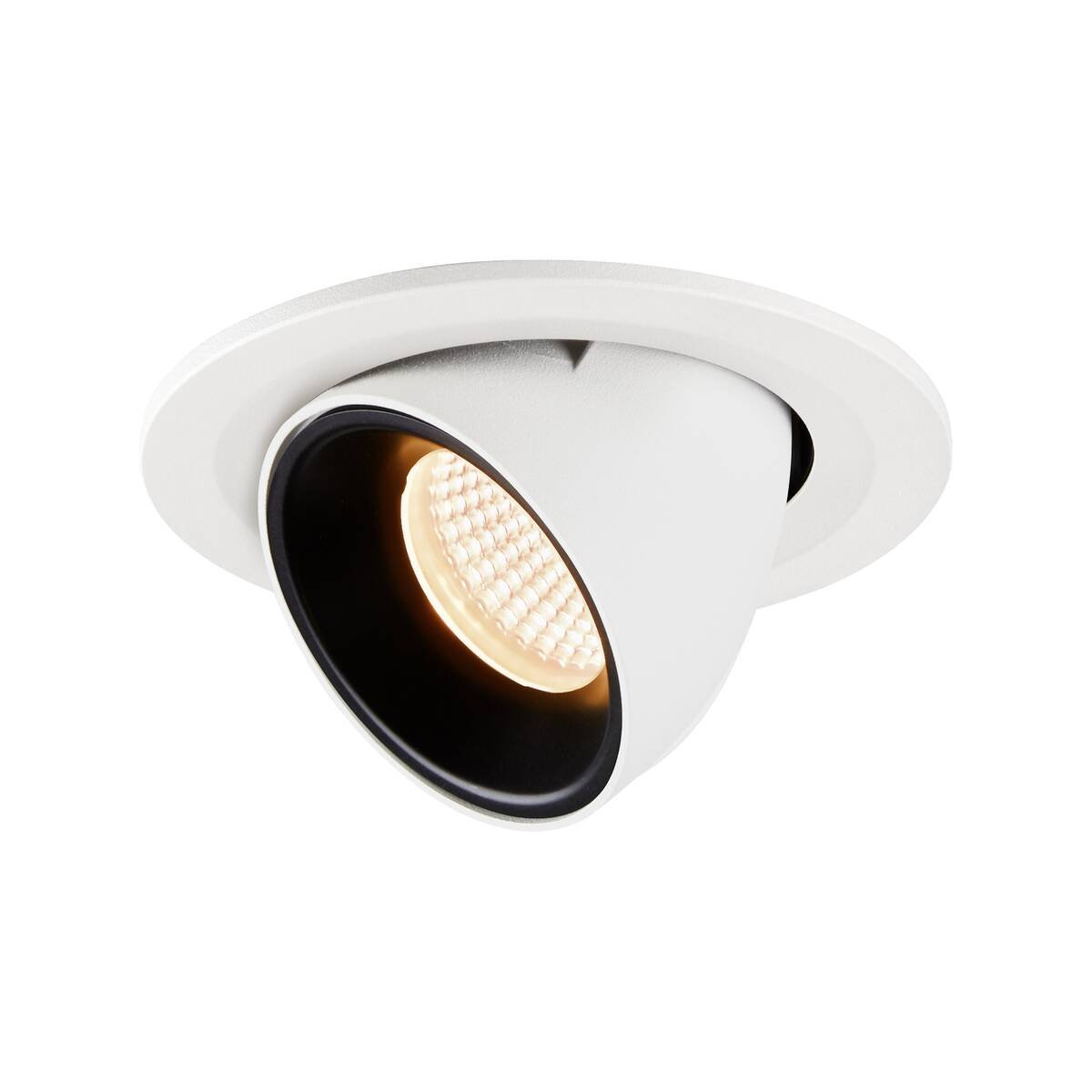 LA 1005882 NUMINOS® GIMBLE S zápustné stropní svítidlo bílé/černé 2700 K 55° - BIG WHITE (SLV)