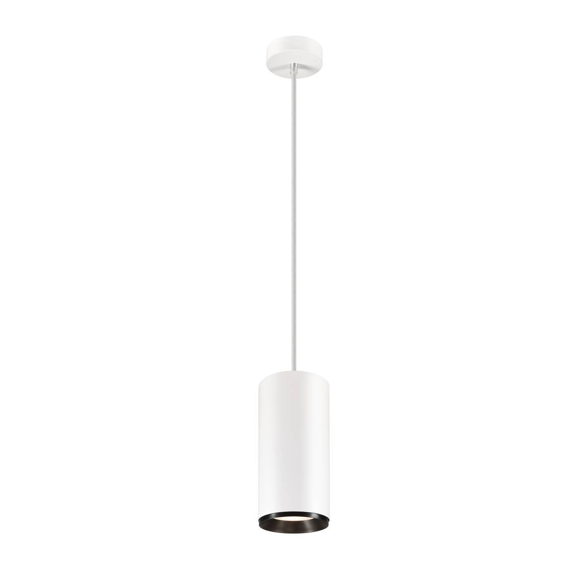 LA 1005793 NUMINOS® DALI XL závěsné svítidlo bílé/černé 36 W 4000 K 36° - BIG WHITE (SLV)