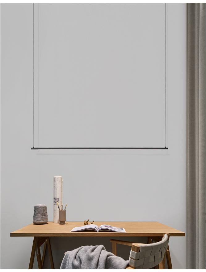 NV 9088101 Závěsné svítidlo ELETTRA černý hliník LED 20W 230V 3000K IP20 - NOVA LUCE (obrázek 3)