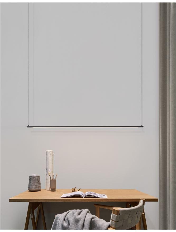 NV 9088101 Závěsné svítidlo ELETTRA černý hliník LED 20W 230V 3000K IP20 - NOVA LUCE (obrázek 4)