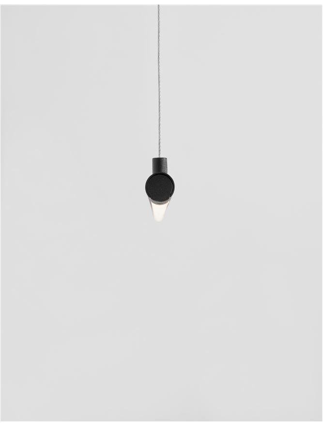 NV 9088101 Závěsné svítidlo ELETTRA černý hliník LED 20W 230V 3000K IP20 - NOVA LUCE (obrázek 7)