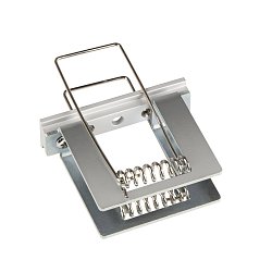 Obrázek pro produkt GRAZIA 20 montážní pružiny chrom/hliník, 2 kusy - BIG WHITE (SLV)