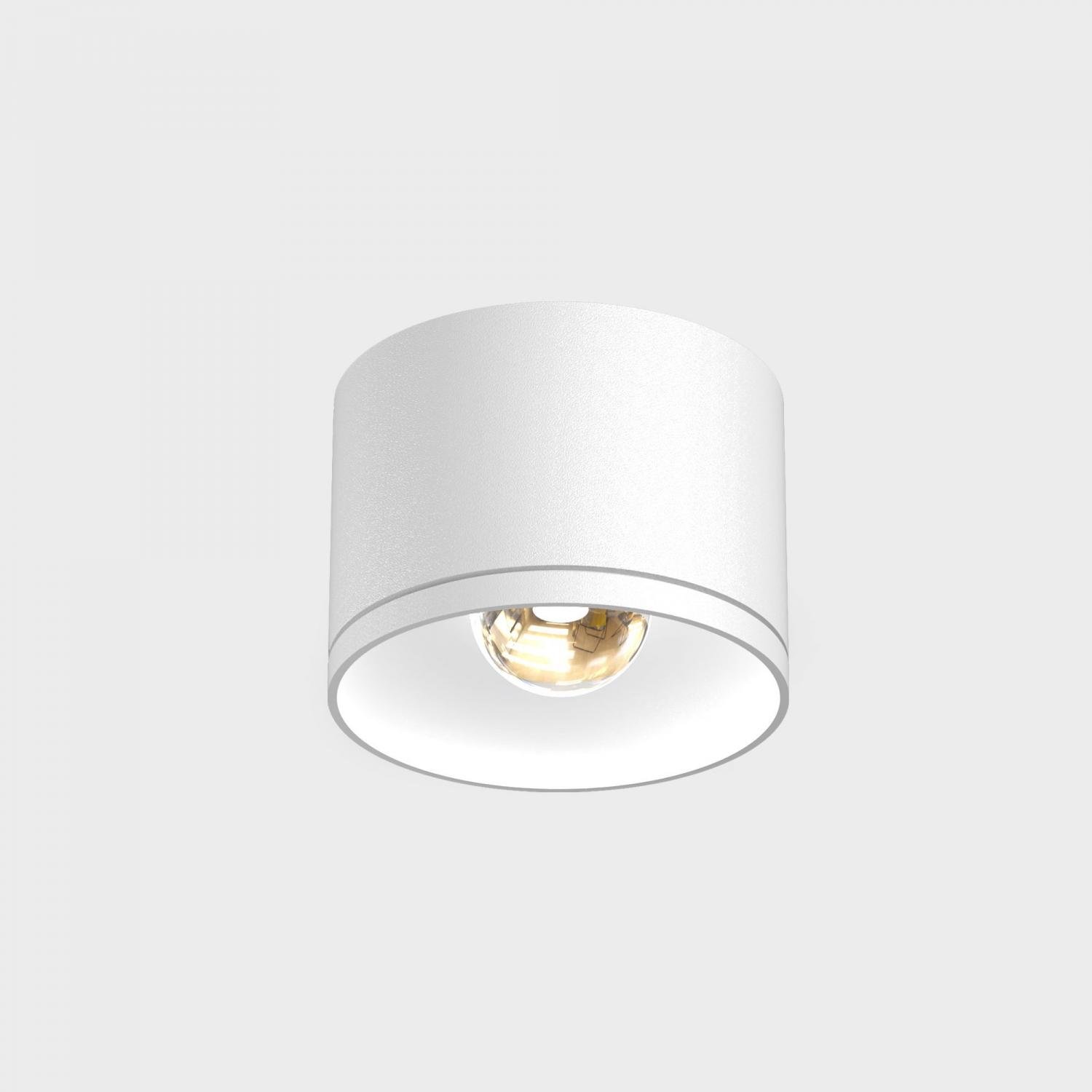 KHL K51000.01.SR.WH-WH.36.ST.8.40 ERYL stropní svítidlo pr. 65 mm bílá 36° 8 W CRI >80 4000K Non-Dimm - KOHL-Lighting