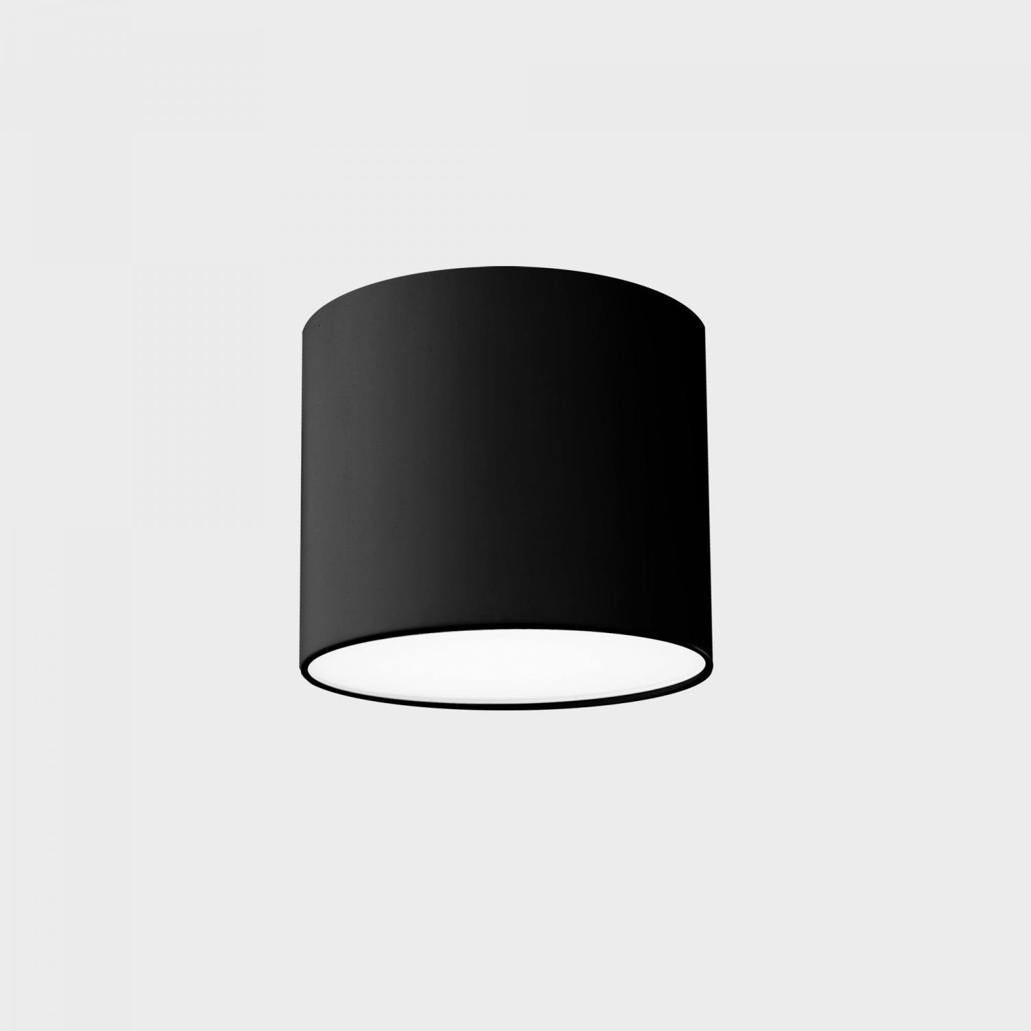 KHL K51706.01.SR.BK-BK.OP.ST.8.40 DISC MINI ROCCO stropní svítidlo pr. 90 mm černá 8 W CRI >80 4000K Non-Dimm - KOHL-Lighting