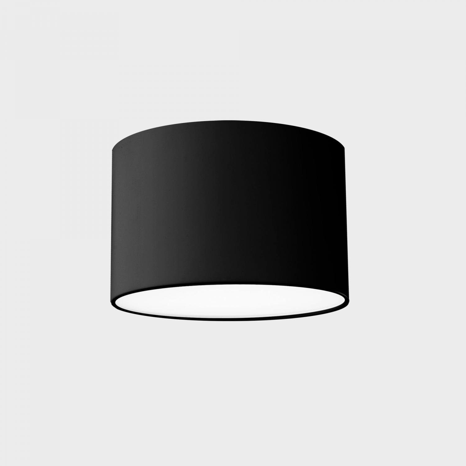 KHL K51706.02.SR.BK-BK.OP.ST.8.40 DISC MINI ROCCO stropní svítidlo pr. 120 mm černá 12 W CRI >80 4000K Non-Dimm - KOHL-Lighting