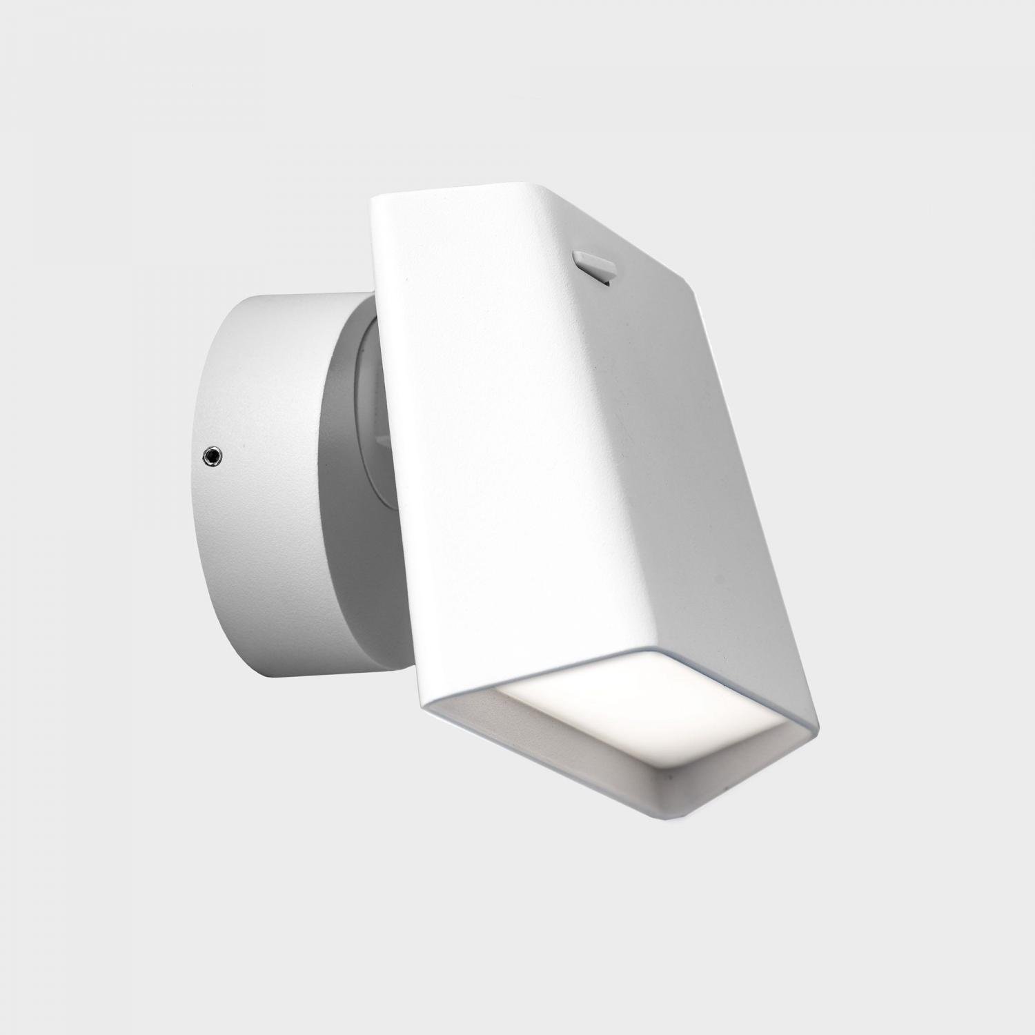KHL K50700.01.WS.WH-WH.ST.8.30 WALLY nástěnné svítidlo 120X80 mm bílá 6 W CRI >80 3000K Non-Dimm - KOHL-Lighting