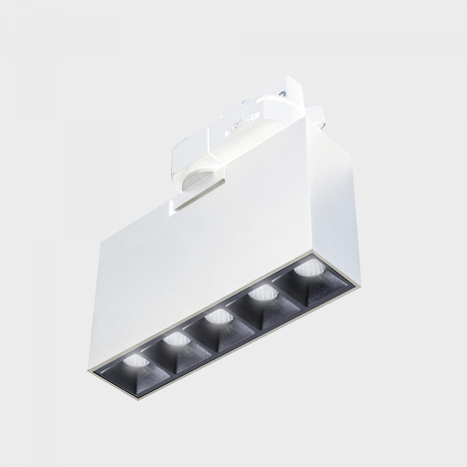 KHL K51300.01.TK.WH-BK.30.ST.9.30 NSES Tracklight 137x34.5 mm bílá-černá 10 W CRI 90 3000K Non-Dimm - KOHL-Lighting