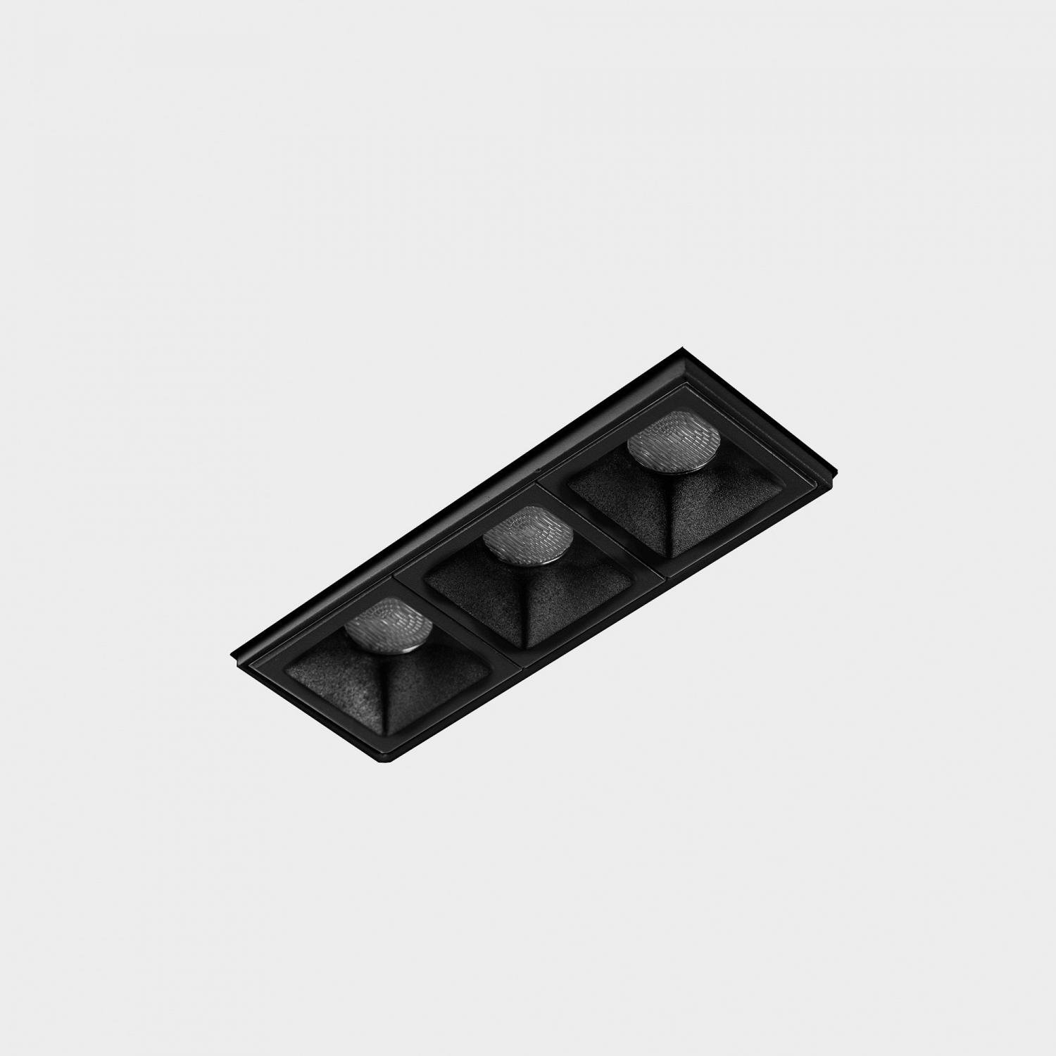 KHL K51300.01.TR.BK-BK.15.ST.9.27 NSES bezrámečkové zapuštěné svítidlo 95x35 mm černá 6 W CRI 90 2700K Non-Dimm - KOHL-Lighting