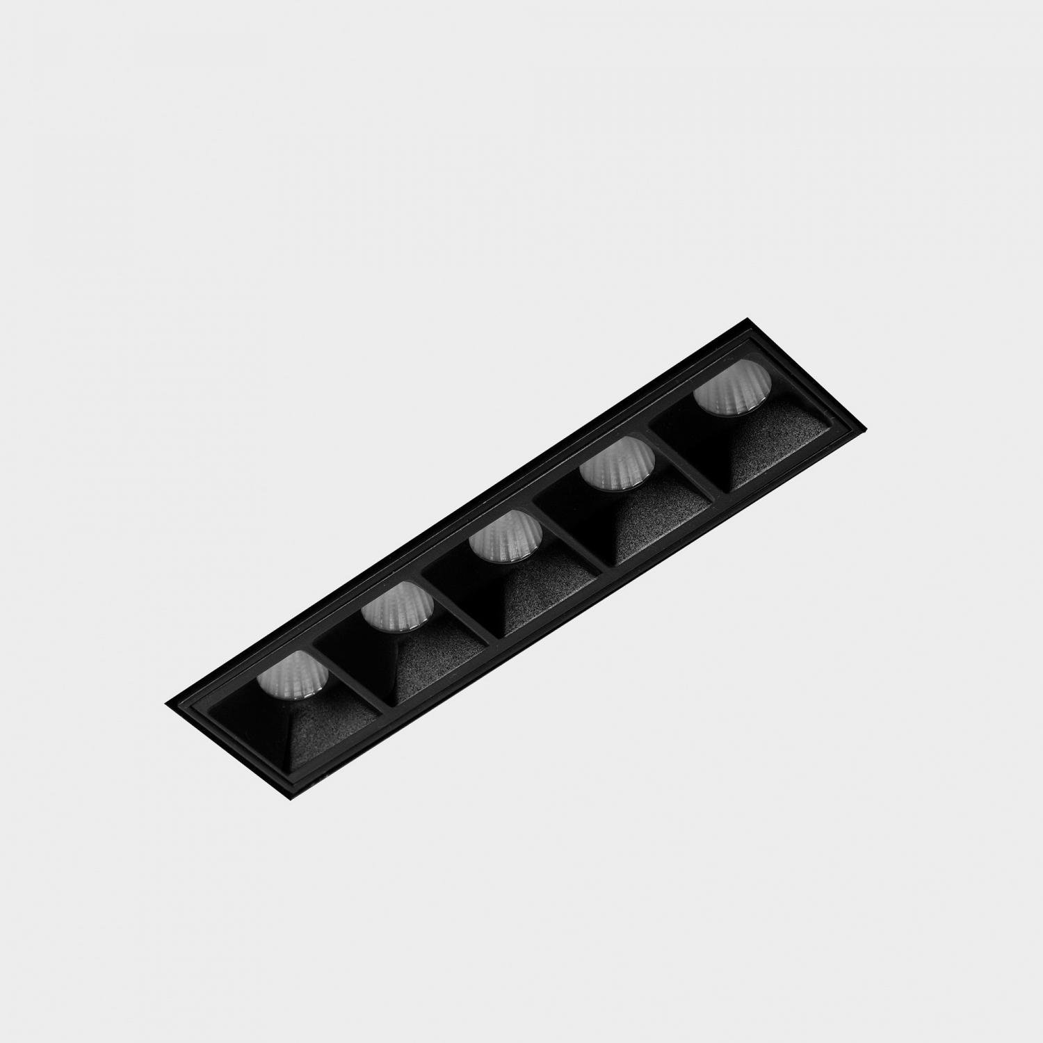 KHL K51300.02.TR.BK-BK.15.ST.9.27 NSES bezrámečkové zapuštěné svítidlo 137x35 mm černá 10 W CRI 90 2700K Non-Dimm - KOHL-Lighting