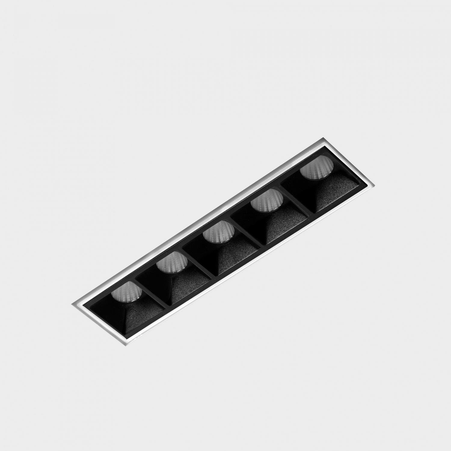 KHL K51300.02.TR.WH-BK.30.ST.9.30 NSES bezrámečkové zapuštěné svítidlo 137x35 mm bílá-černá 10 W CRI 90 3000K Non-Dimm - KOHL-Lighting