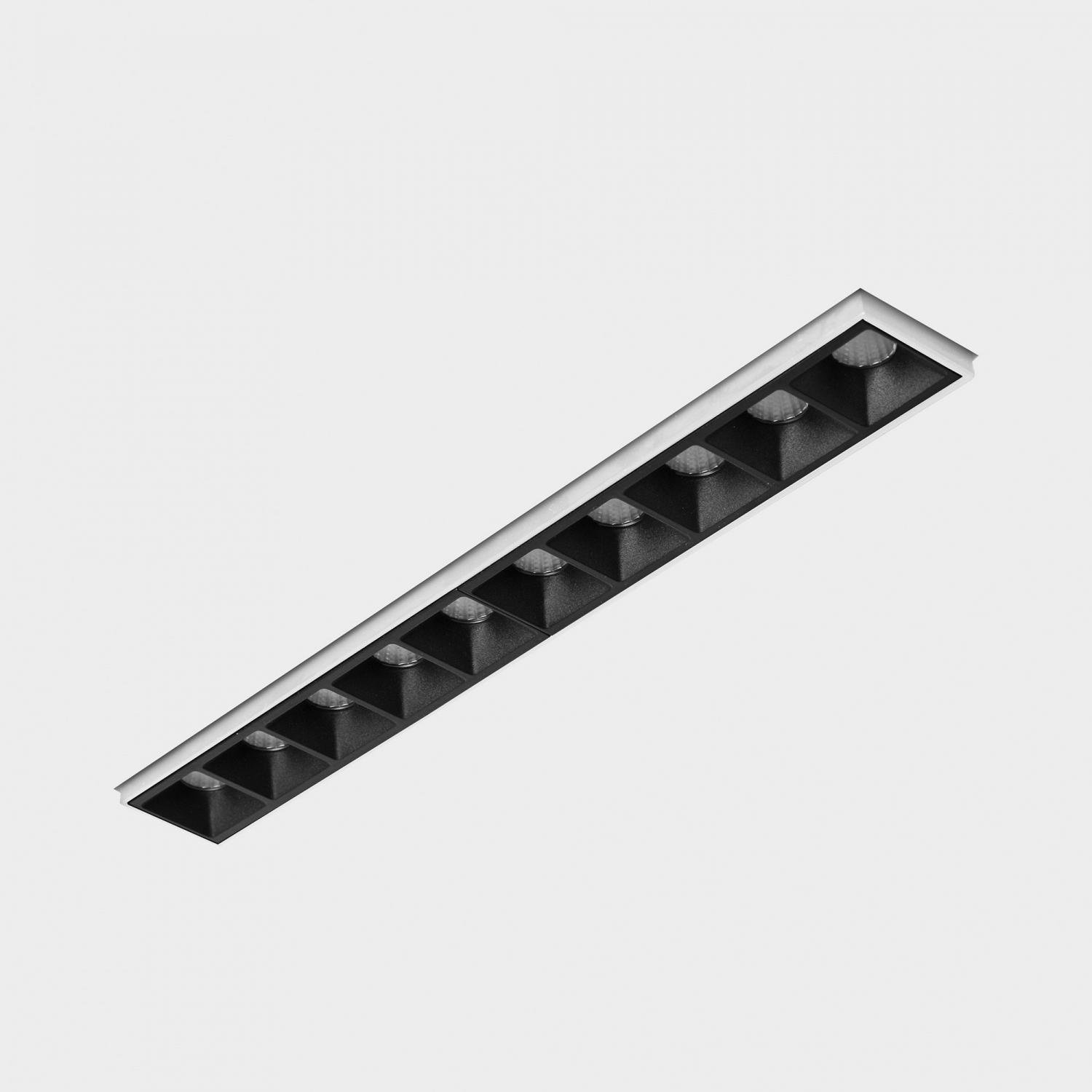 KHL K51300.03.TR.WH-BK.15.ST.9.30 NSES bezrámečkové zapuštěné svítidlo 270x35 mm bílá-černá 20 W CRI 90 3000K Non-Dimm - KOHL-Lighting