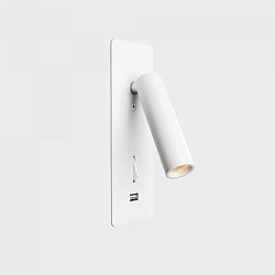 Obrázek pro produkt SIGN zapuštěné svítidlo do zdi se čtecí lampou bílá 3 W CRI >80 3000K Non-Dimm - KOHL-Lighting