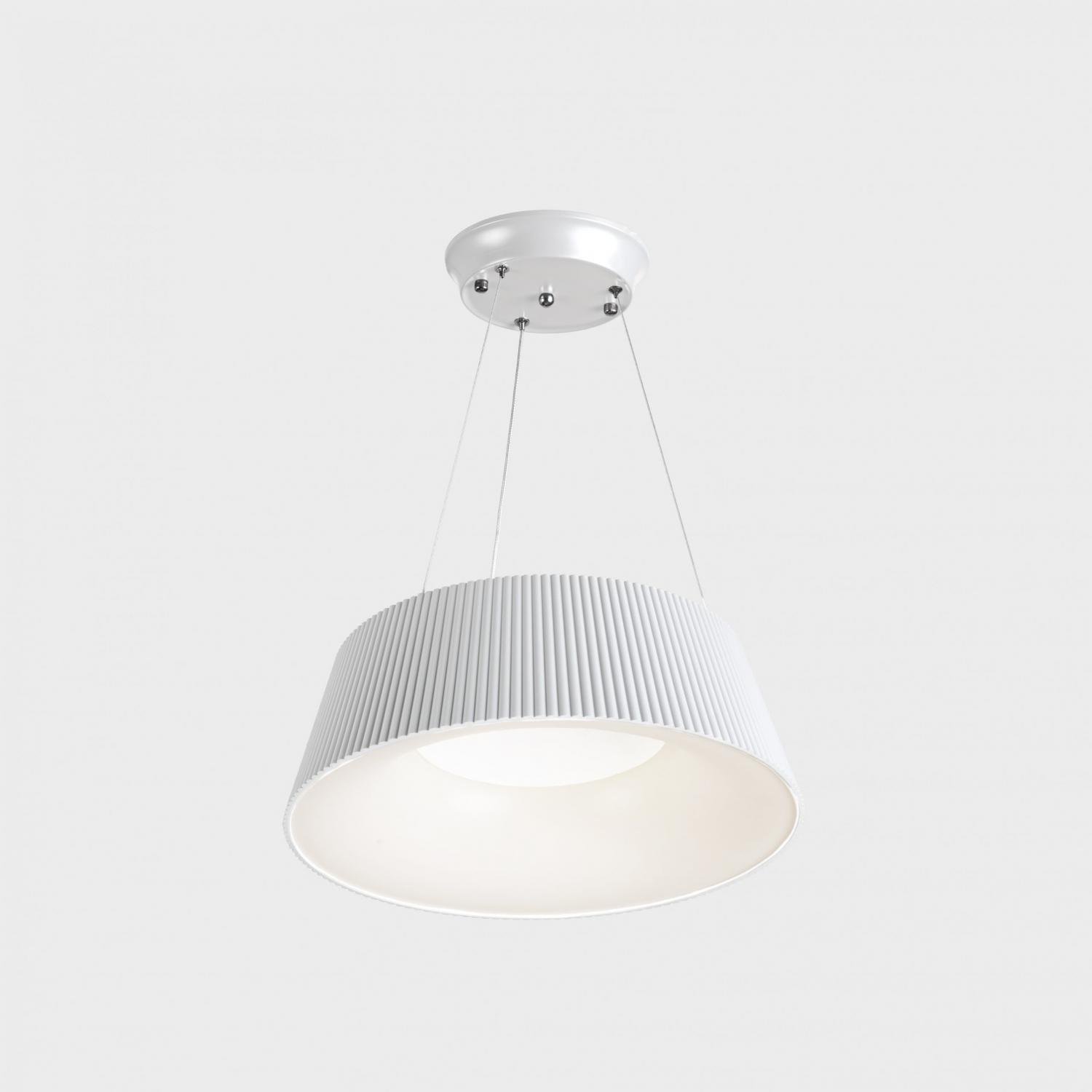 KHL K51400.01.PN.WH-WH.OP.ST.8.30 CHAS závěsné svítidlo pr. 460 mm bílá 30 W CRI >80 3000K Non-Dimm - KOHL-Lighting
