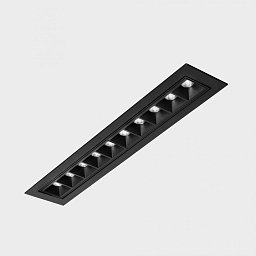 Obrázek pro produkt 513013RBB44   NSES TILT zapuštěné svítidlo s rámečkem 300x58 mm černá 20 W CRI 90 3000K Non-Dimm  - KOHL-Lighting